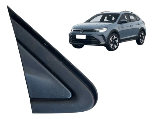 Moldura Paralama Retrovisor Direito Vw Nivus 2025 Usado Preto