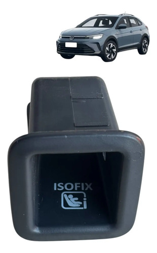 Acabamento Isofix Banco Traseiro Vw Nivus 2025 Usado Preto