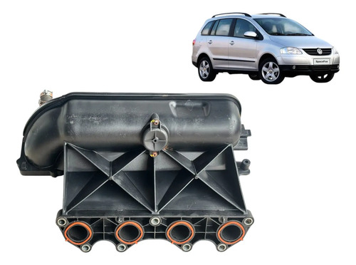 Coletor Admissão Volkswagen Spacefox 1.6 2008 Usado