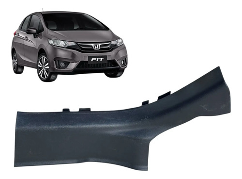 Soleira Porta Traseira Direita Honda Fit 2016 Avaria Usado Preto