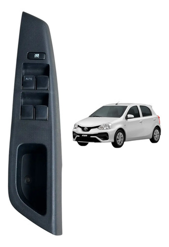 Comando Vidro Elétrico Diant Esquerd Toyota Etios 2018 Usado
