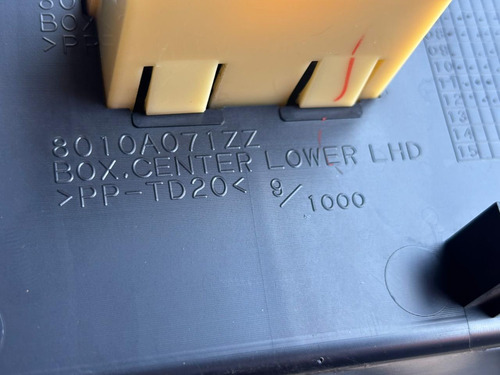 Moldura Comando Ar Cond. Mitsubishi Lancer 2013 Usado - Imagem 8