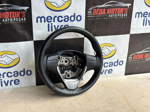 Volante Direção Toyota Etios 2018 Com Detalhe Usado Preto - Imagem 3
