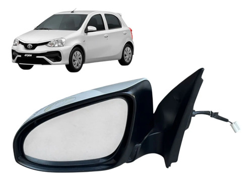 Retrovisor Elétrico Esquerd Toyota Etios 2018 Original Usado