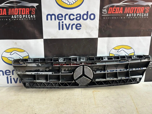 Grade Diante Parachoque Mercedes Classe A 2002 Detalhe Usado Cinza Brilhante - Imagem 6