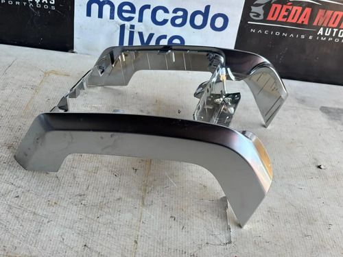 Moldura Central Painel Range Rover Sport 2014 Prateado - Imagem 3