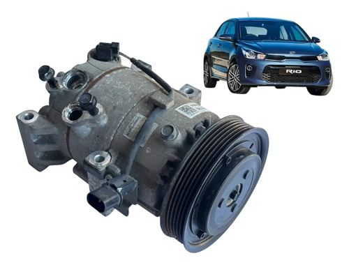 Compressor Ar Condicionado Kia Rio Ex 1.6 2021