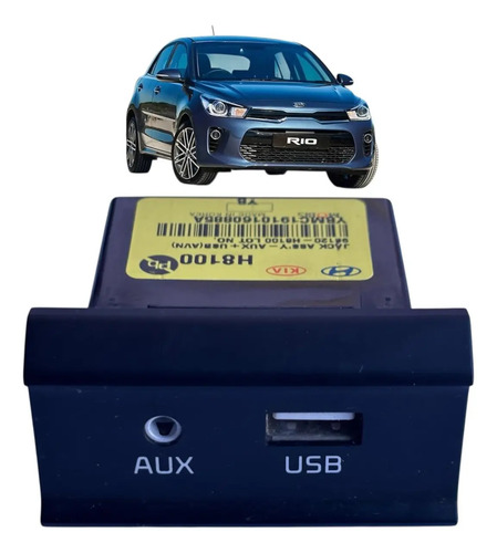 Entrada Usb Aux Console Central Kia Rio Ex 2021