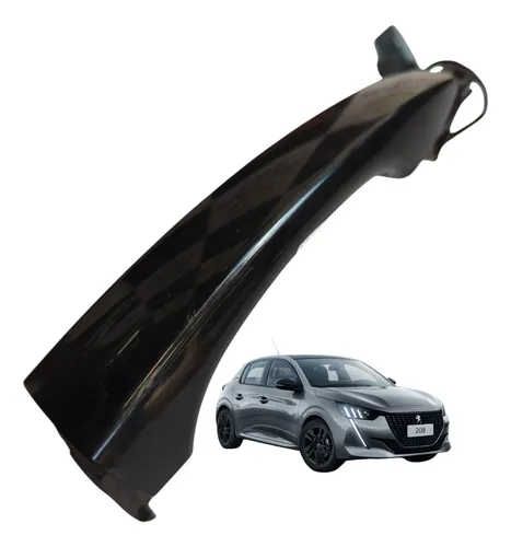 Macaneta Porta Ext Diant Esq Peugeot 208 2020/24 9824713780 Preto Dianteira - Imagem 1