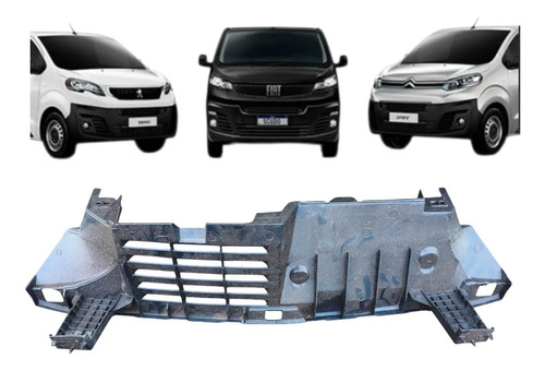 Defletor Para-choque Diant Jumpy Citroën 2017/23 9808490680 Preto