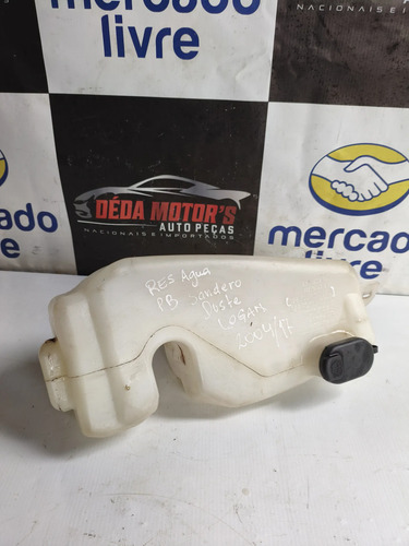 Reservatório Água Parabrisa Sandero Duster Logan 2004 A 2017 Branco - Imagem 3