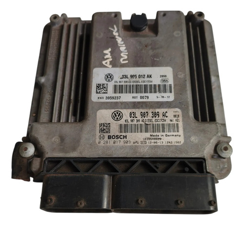Módulo Injeção Amarok 2.0 Manual 03l907309ac 03l906012ak - Imagem 1