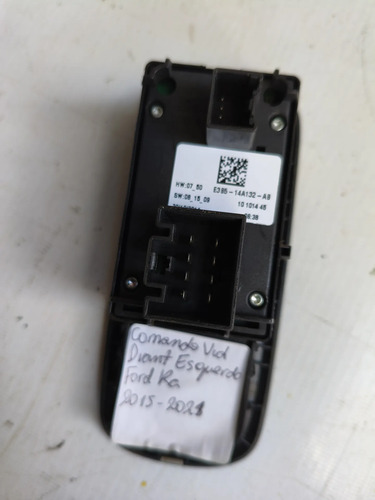 Botão Comando Vidro Elétrico Ford Ka 15 A 21 E3b514a132ab - Imagem 2