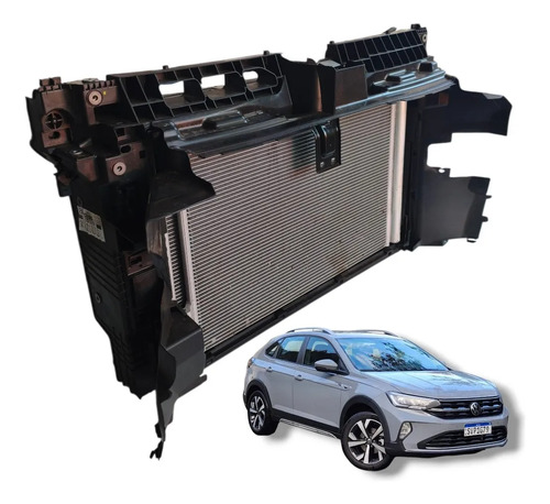 Kit Radiador Painel Frontal Ventoinha Nivus 2020 A 2026 - Imagem 1