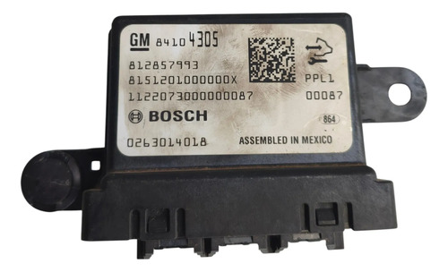 Modulo Central Sensor Estacionamento S10 17/2025 84104305 Preto - Imagem 1