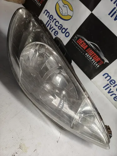 Farol Direito Peugeot 206 99 A 2010 C/detalhe Valeo 89000520 Direito/passageiro - Imagem 6