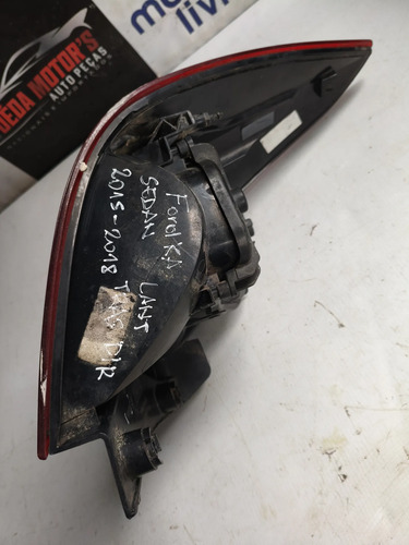 Lanterna Traseira Direita Ford Ka Sedan 15/18 C/detalhe Direito/passageiro Vermelho - Imagem 3