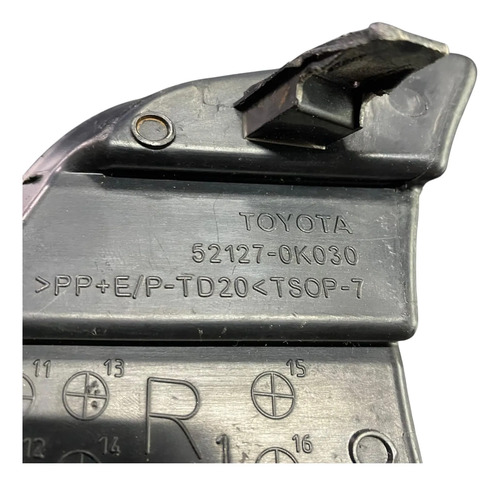 Moldura Parachoque Dianteiro Direito Hilux 2011 2015 Oem - Imagem 4