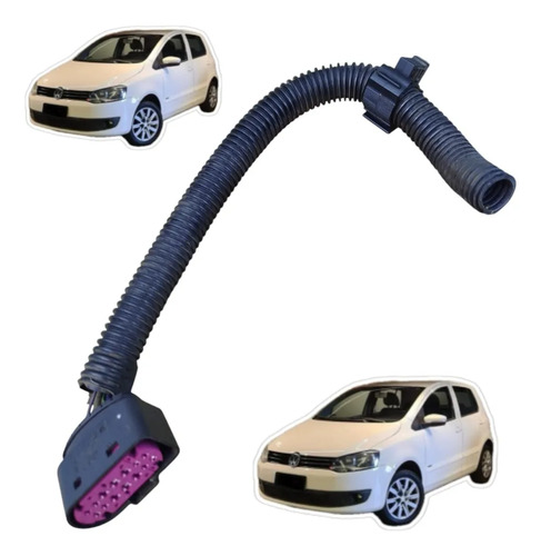 Plug Conector Botão Do Farol Volkswagen Spacecross Fox 2014
