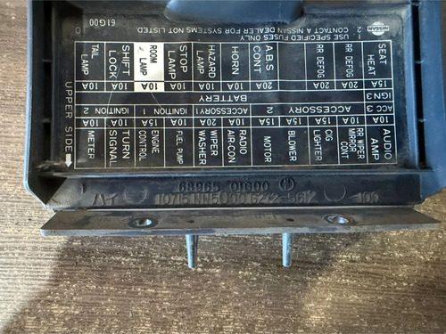 Capa Painel Fusível Nissan Pathfinder 1992 Até 1998 - Imagem 6