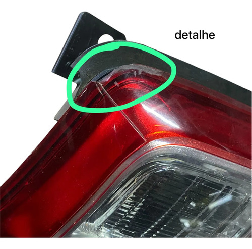 Lanterna Traseira Esquerda Fiat Strada 2014 2020 Original Esquerdo/motorista Vermelho - Imagem 2