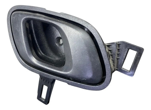 Maçaneta Interna Direita Renault Kwid 2017 2021 Original Preto Dianteira - Imagem 2