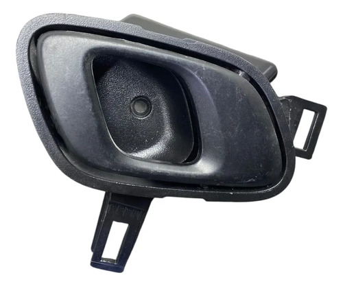 Maçaneta Interna Direita Renault Kwid 2017 2021 Original Preto Dianteira - Imagem 3