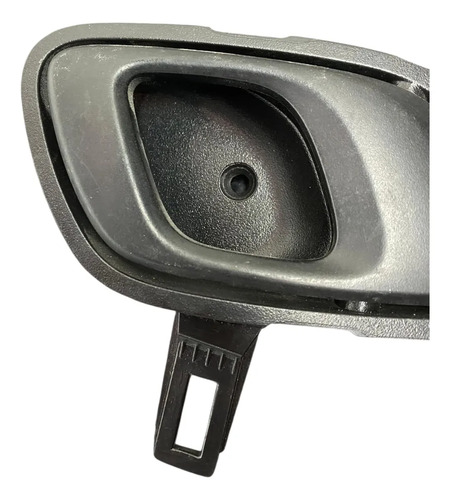 Maçaneta Interna Direita Renault Kwid 2017 2021 Original Preto Dianteira - Imagem 4