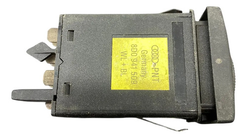 Botão Pisca Alerta Audi A4 1995 2001 Original Preto - Imagem 5
