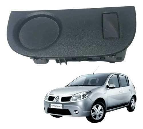 Botão Sensor Estacionamento Sandero Logan 2015 2020 Cx 131 Preto
