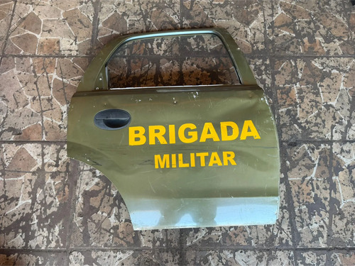Porta Traseira Direita Prisma 2007 Até 2013 Original Traseira Direito Marrom