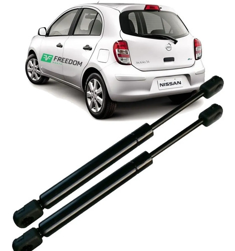 Par Amortecedor Porta Malas Mola Gás Nissan March 2011/2018