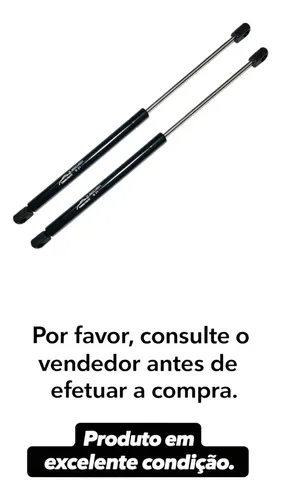 Par Amortecedor Tampa Traseira Porta Malas Citroen C3 2003 - Imagem 2