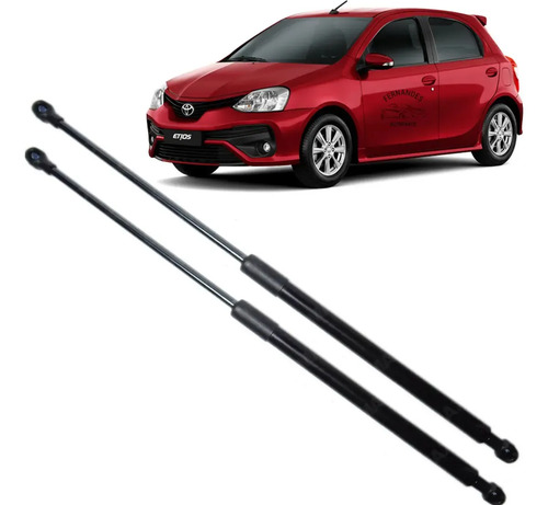 Par Amortecedor Tampa Traseira Toyota Etios 2013 2014 2015
