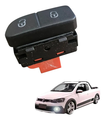 Interruptor Central Da Trava De Portas Original Vw 5u0962125