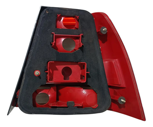 Lanterna Traseira Esquerda Vw Bora 1999 A 2005 1j5945095 Esquerdo/motorista Vermelho - Imagem 6