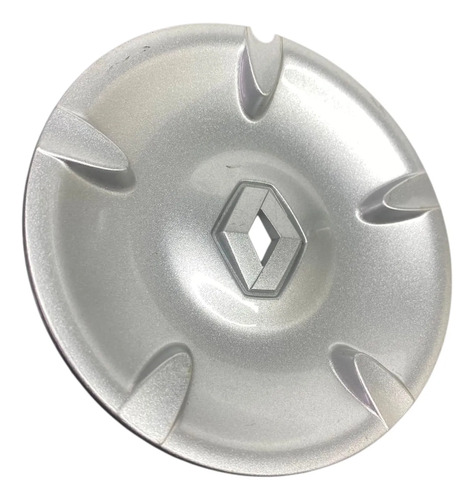 Calota Central Saros Renault Megane 1996 2003 Original Prateado - Imagem 3