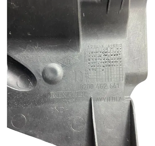 Moldura Interna Porta Dianteira Renault Megane 2007 2012 Ld Preto - Imagem 10