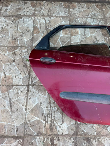 Porta Traseira Direita Renault Scenic 2001 Até 2006 Traseira Direita Vermelho - Imagem 2
