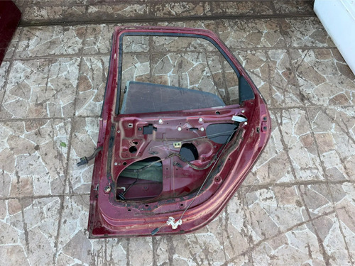 Porta Traseira Direita Renault Scenic 2001 Até 2006 Traseira Direita Vermelho - Imagem 5