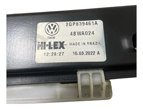 Máquina Vidro Traseiro Esquerdo Eletrico T-cross 2gp839461a - Imagem 3
