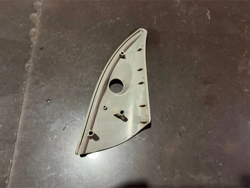 Moldura Retrovisor Lado Esquerdo Renault Clio 2004 Até 2016 Cinza - Imagem 2