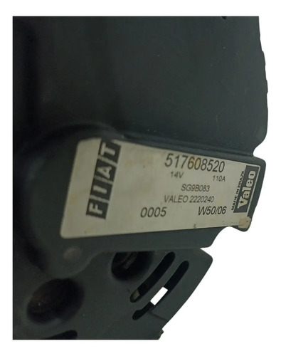 Alternador Fiat Idea Adventure 1.8 2006 2007 () - Imagem 5