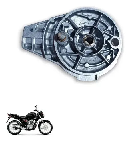 Espelho Da Roda Traseira Cg 160 Titan Ano 2021 Prateado