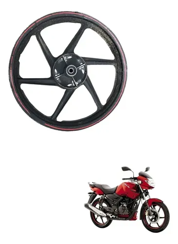 Roda Traseira Dafra Apache 150 2011 Original Usado Preto - Imagem 1