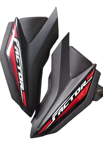 Carenagem Lateral Preta Factor 150 2017 Preto - Imagem 2