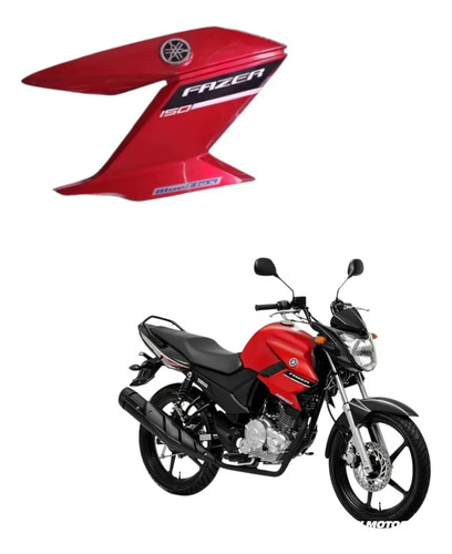 Carenagem Do Tanque Direita Yamaha 150 12/17 Vermelho