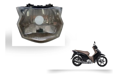 Bloco Óptico Do Farol Honda Biz 110/125 2018- 2020 Usado - Imagem 2