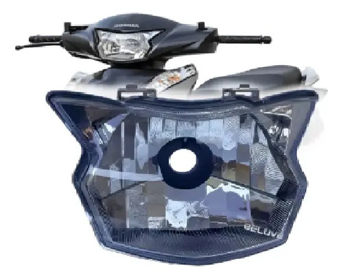 Bloco Óptico Do Farol Honda Biz 110/125 2018- 2020 Usado - Imagem 3