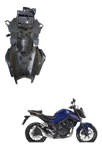 Paralama B Caixa De Bateria Honda Cb Cbr 500 R F 2018 Preto